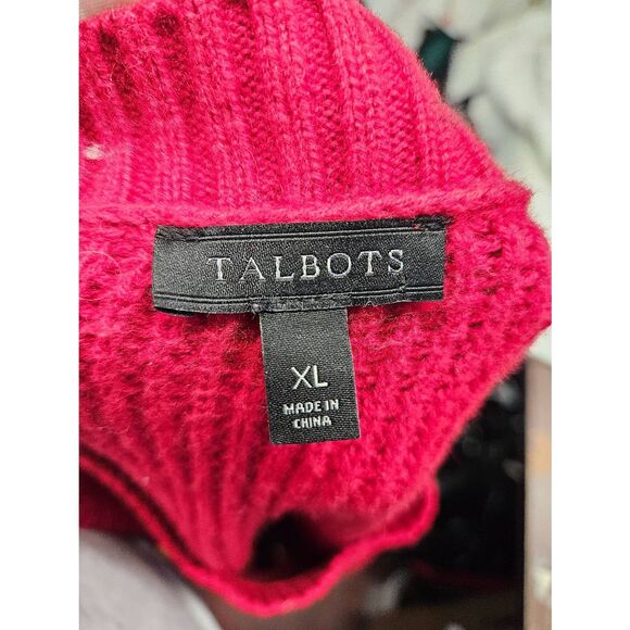 Talbots Red Sweater Womens Size XL - Picture 6 of 8